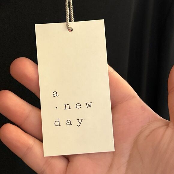 NWT A New Day Women’s Mock Turtleneck Bodysuit Black 3X Plus Size Snap Closure - Picture 5 of 16